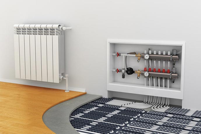 Hydronic heating system service by Surrey Air