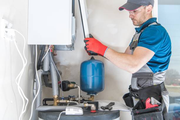 Surre Air Technician doing gas heater installation keysborough