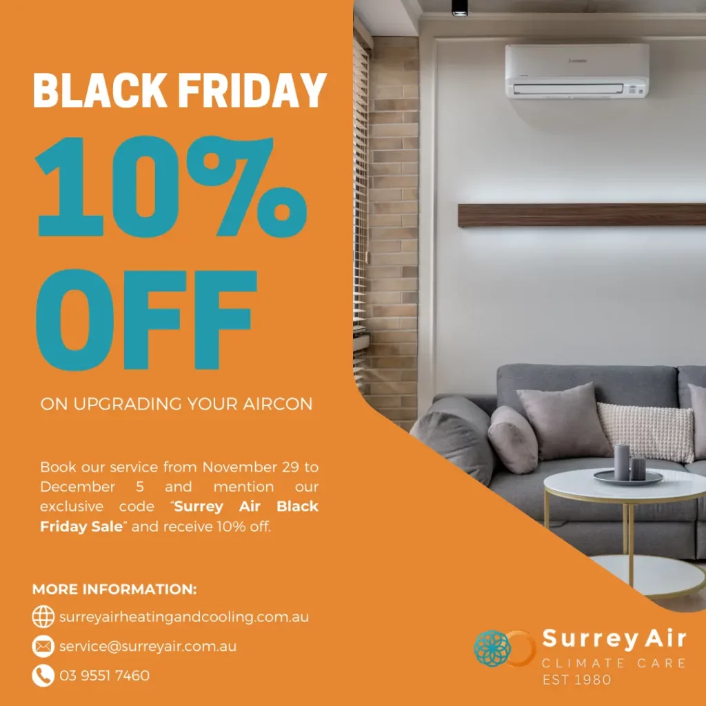 Surrey Air offering hvac discounts on black friday
