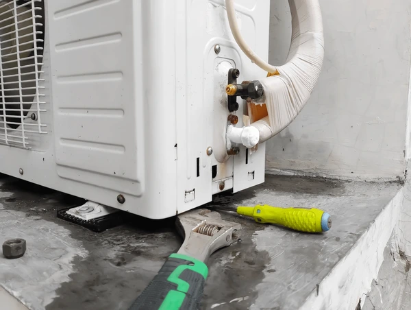 aircon icing up because of airflow restrictions