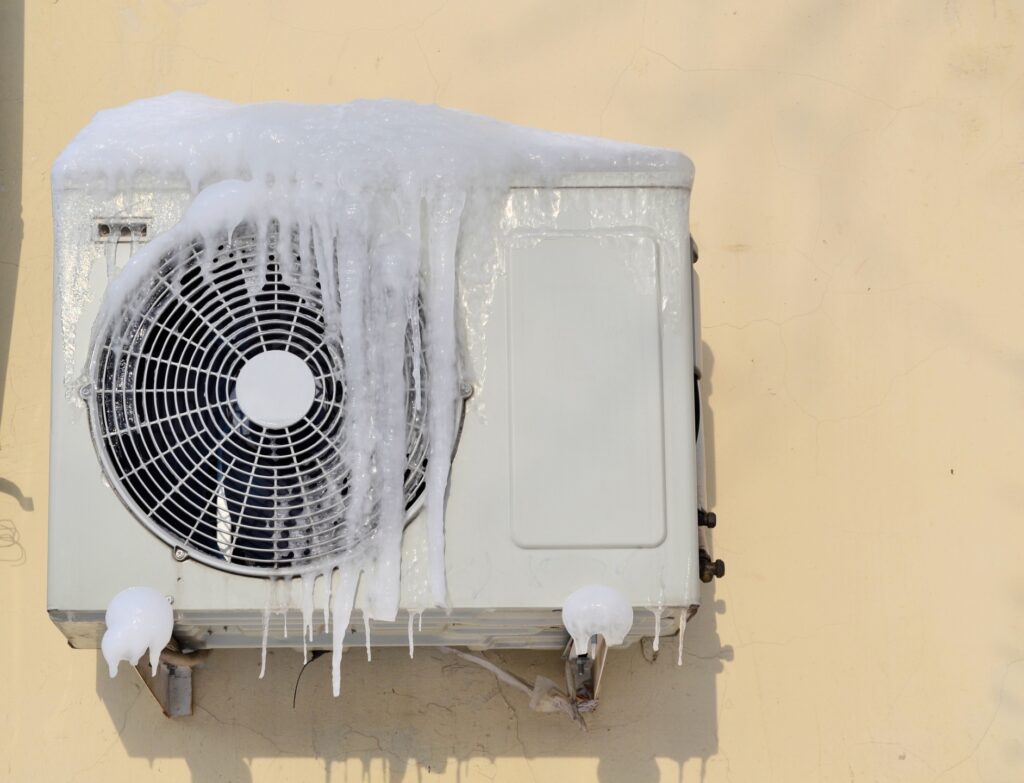 air conditioner unit icing up