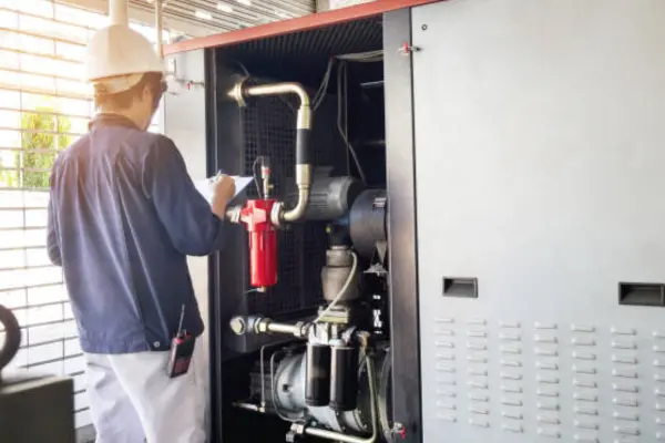 Surrey air technician doing heating installation