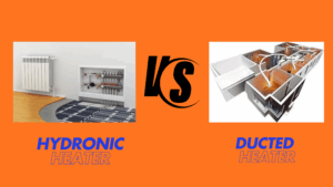 hydronic heater vs gas ducted cost