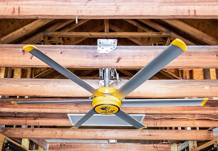 Big Ass Fan in industrial Setting