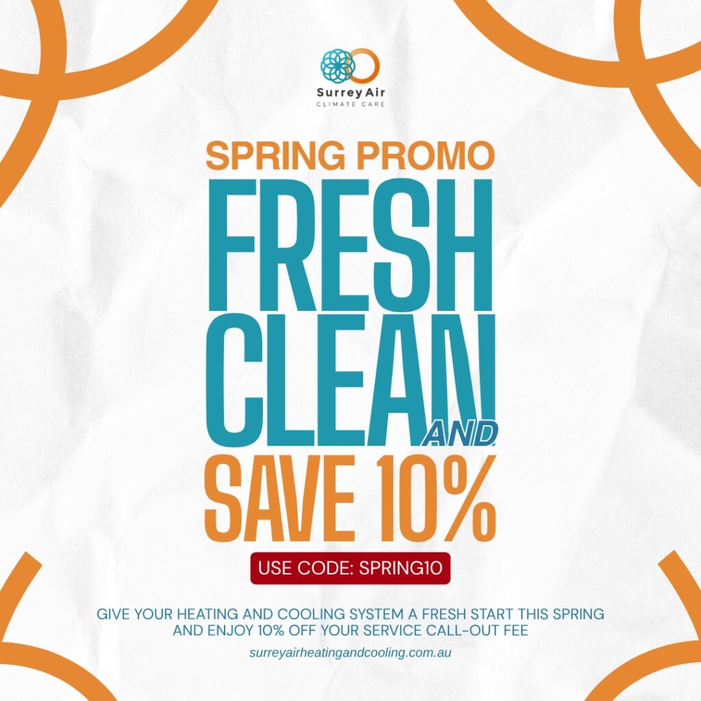 Spring HVAC Cleaning Promo by Surrey Air