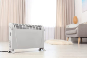portable heater in a house in Melbourne
