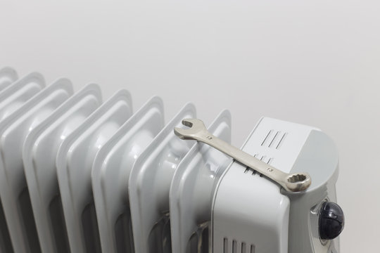 oil heater in a home